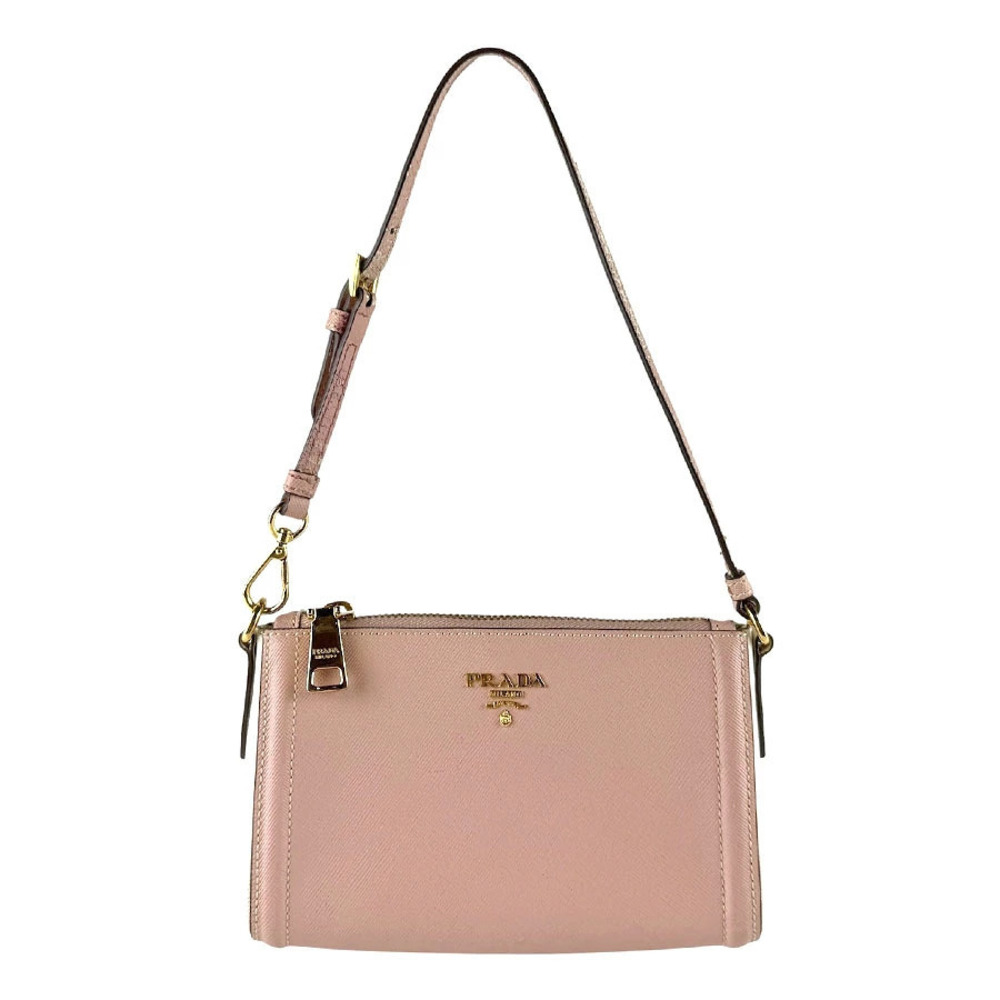 Prada handbag leather pink white